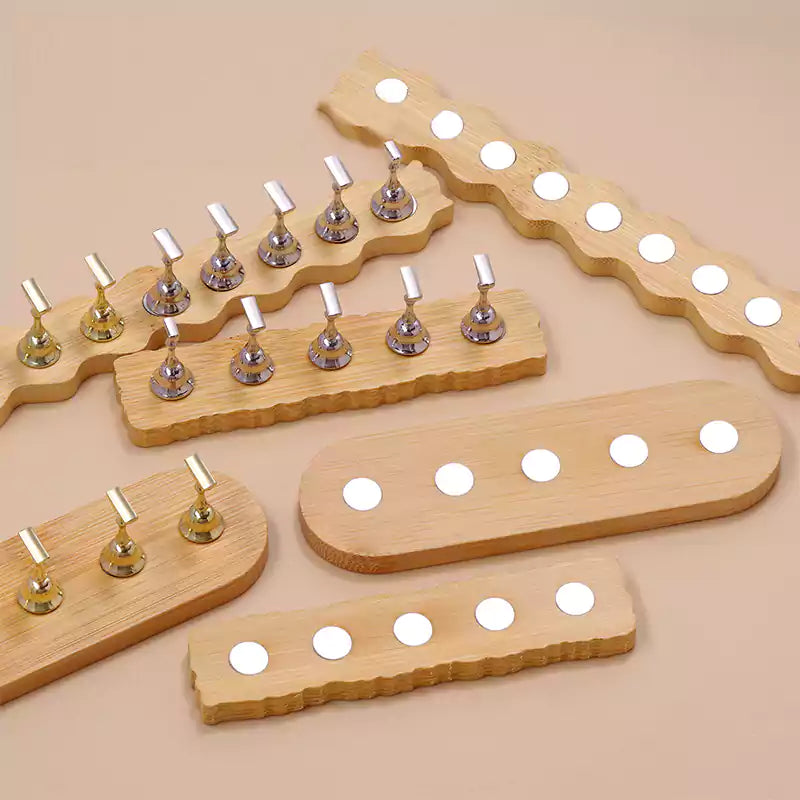 Wooden Nail Tip Display Stand