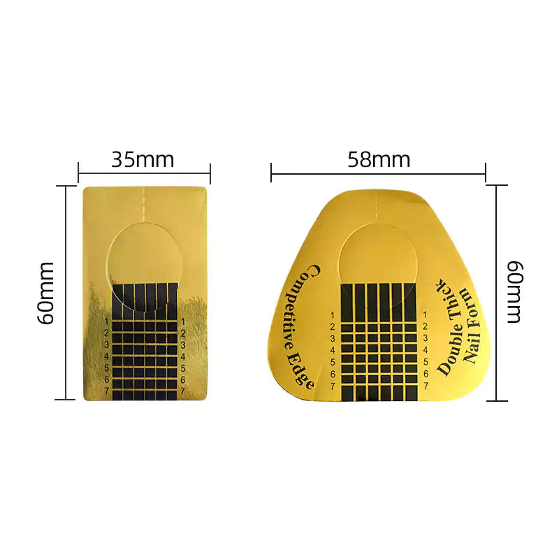 Professional Nail Form Guide 500PCS/1 Roll