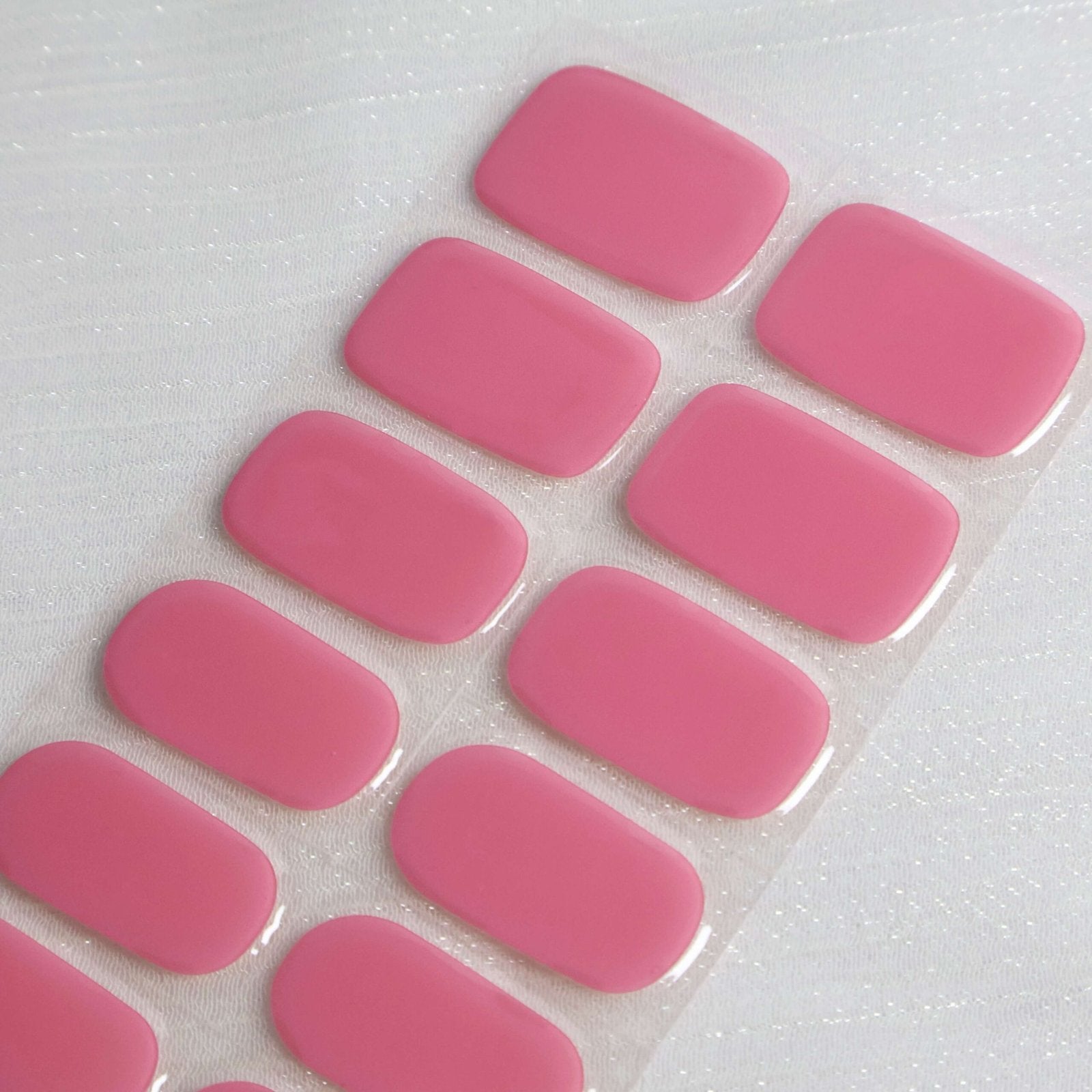 HEMA-free Gel Nail Stickers Solid Color 001-012
