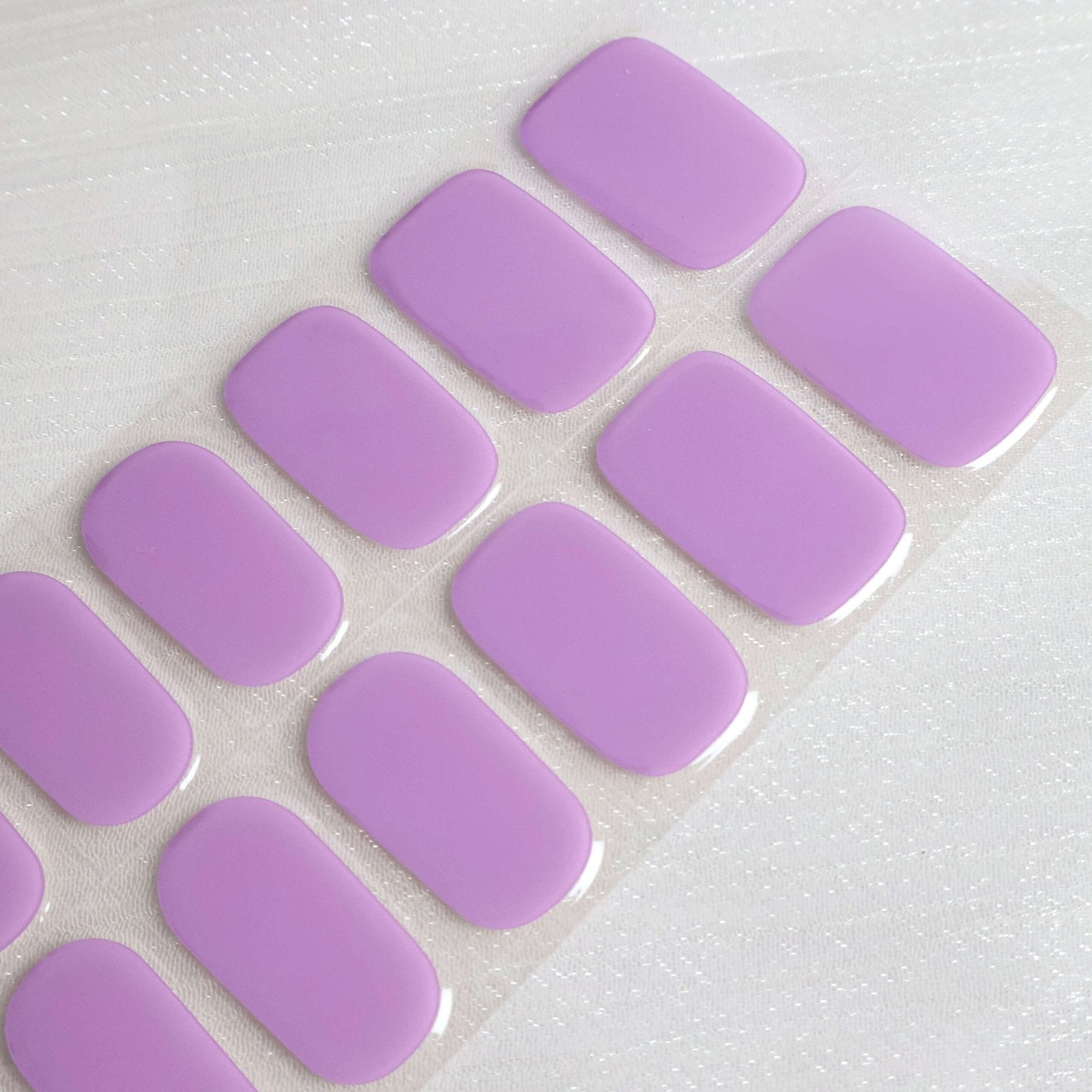 HEMA-free Gel Nail Stickers Solid Color 001-012
