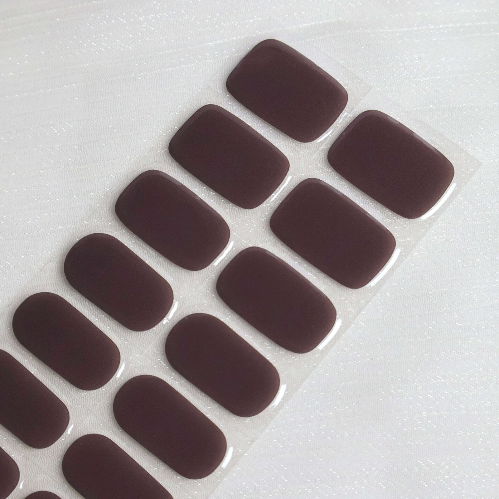 HEMA-free Gel Nail Stickers Solid Color 001-012