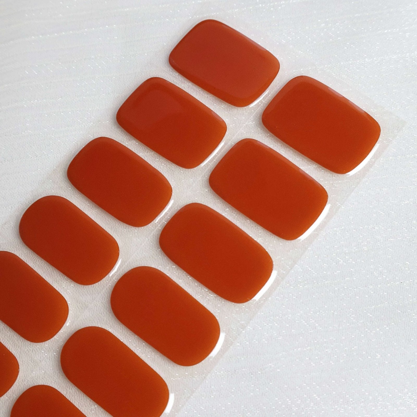 HEMA-free Gel Nail Stickers Solid Color 001-012