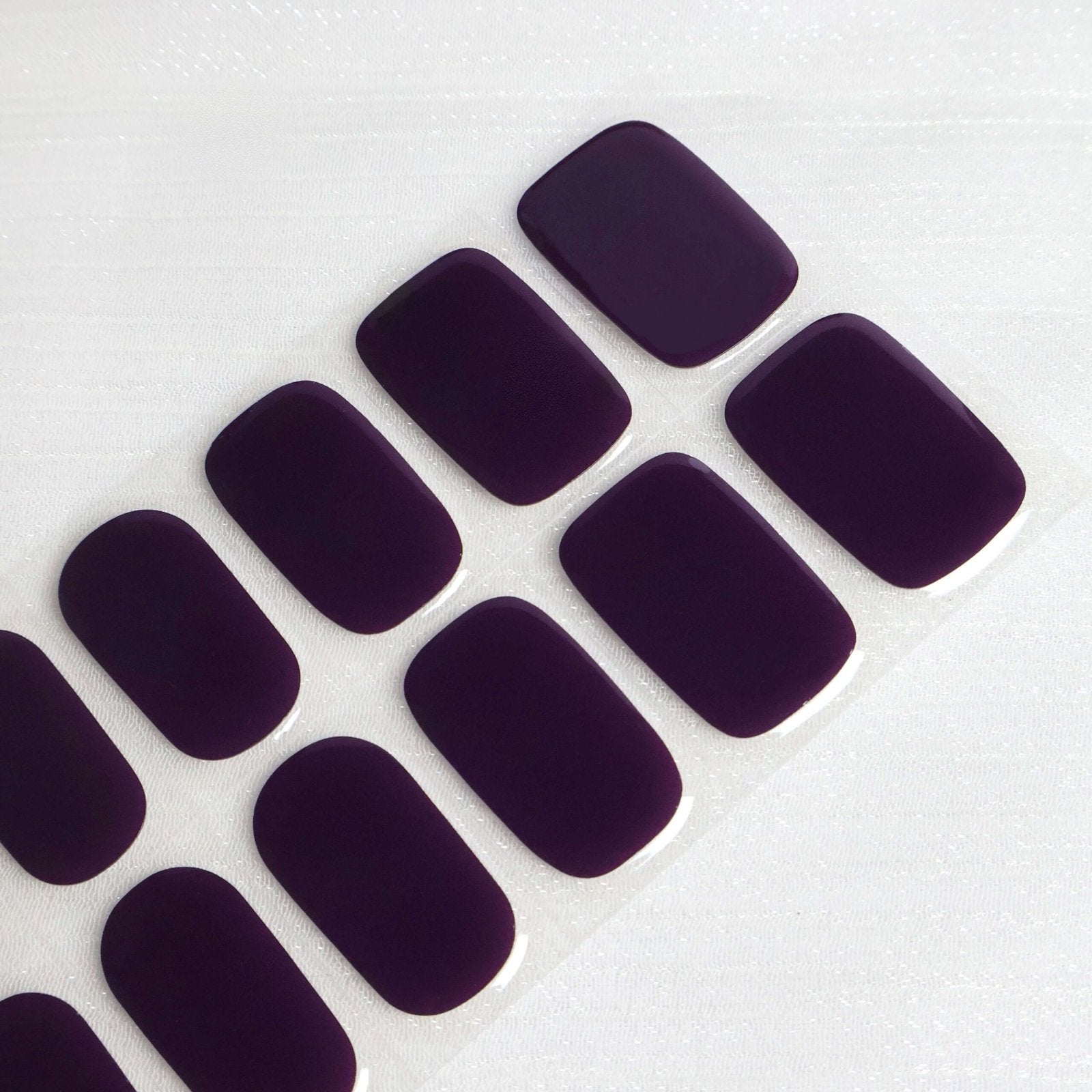 HEMA-free Gel Nail Stickers Solid Color 001-012