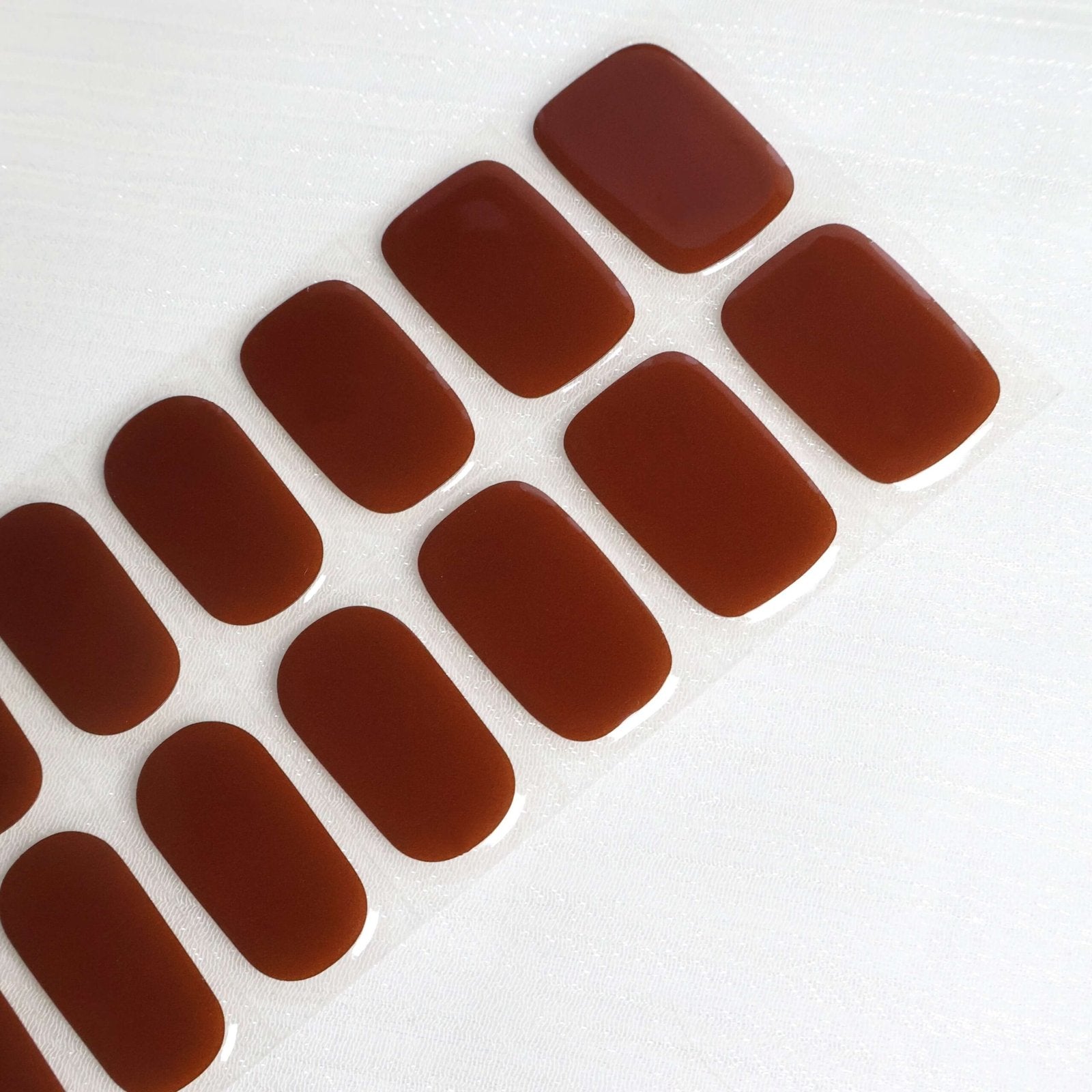 HEMA-free Gel Nail Stickers Solid Color 001-012