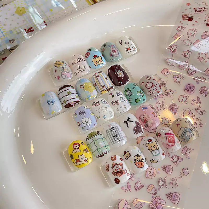 Nail Foil Transfer Stickers 10 rolls/Box
