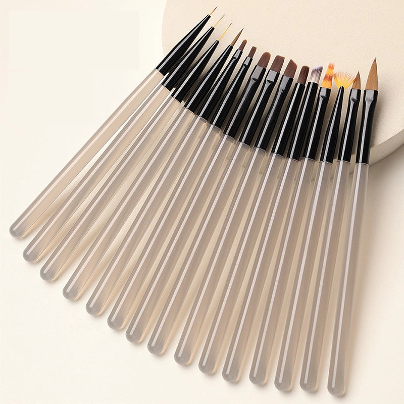 Professional Nail Art Brushes Set 15 PCS