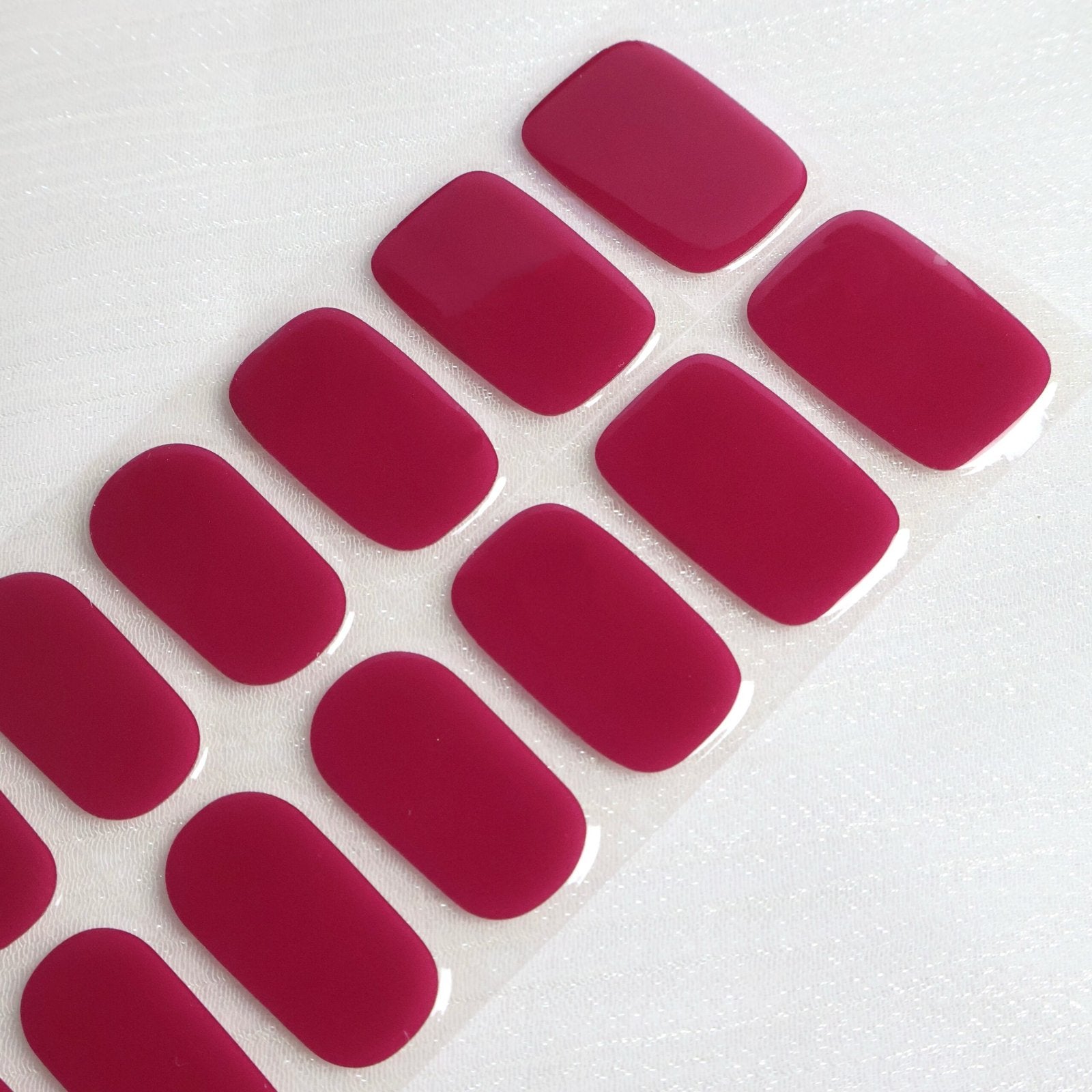 HEMA-free Gel Nail Stickers Solid Color 013-018